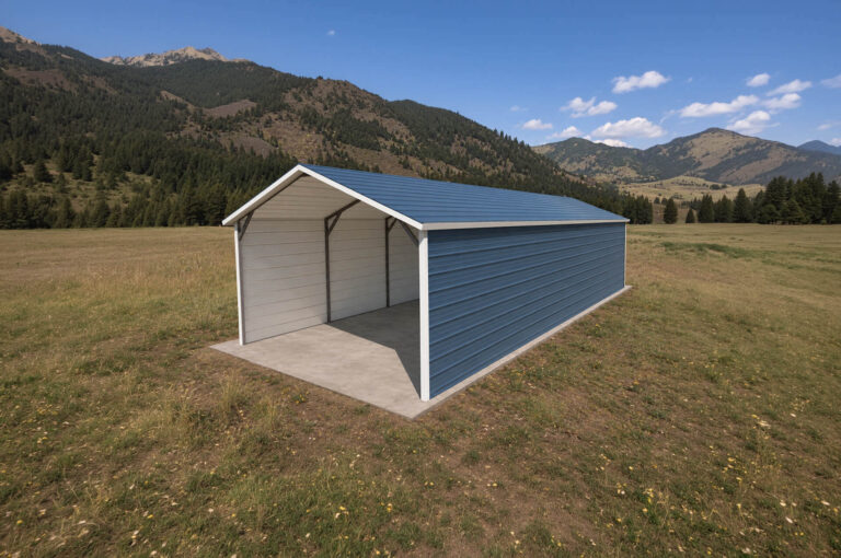 12x35 Boxed Eave Style Carport