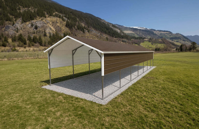 12x35 Boxed Eave Style Carport