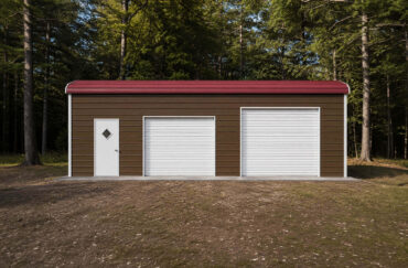 12x35 Regular Roof Metal Garage Florida