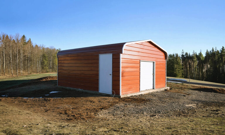 18x20 Regular Style Metal Garage