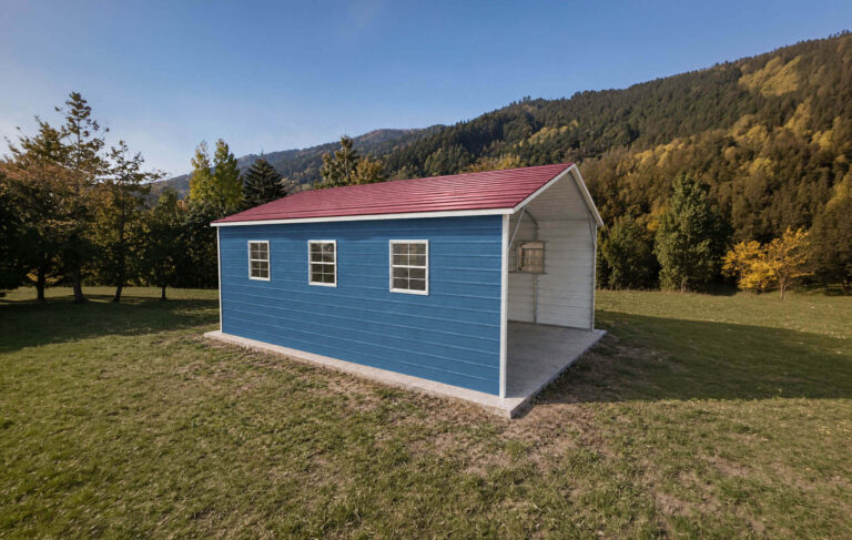 18x25 Boxed Eave Style Carport