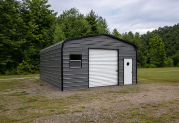 18x30 Regular Roof Metal Garage Florida