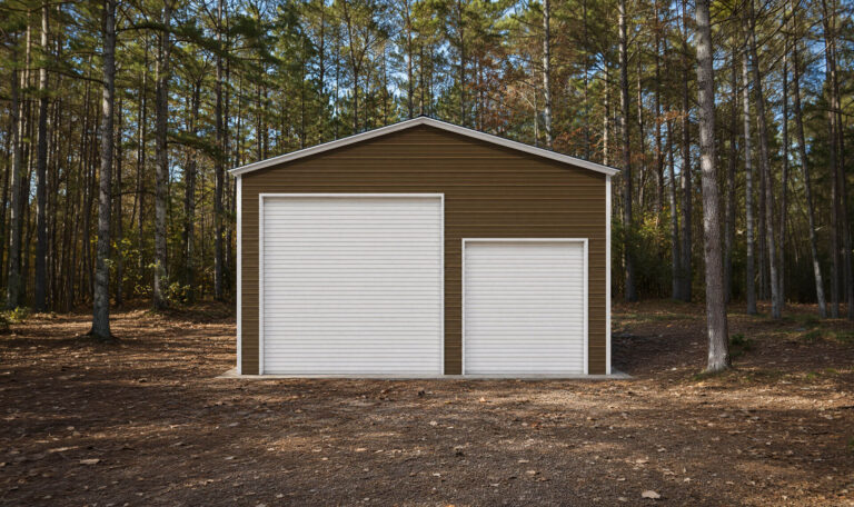 18x30 Vertical Roof Metal Garage