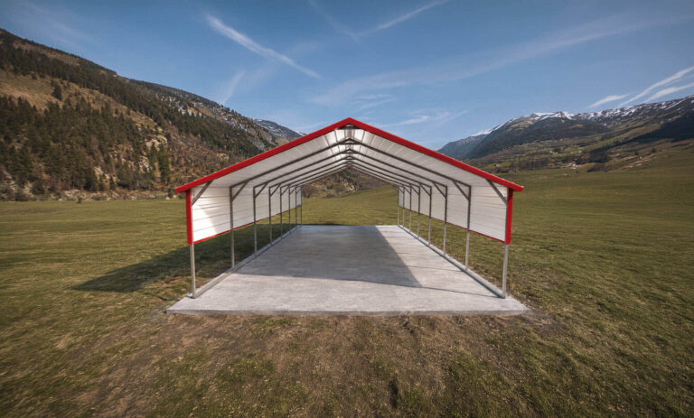 18x35 Boxed Eave Carports