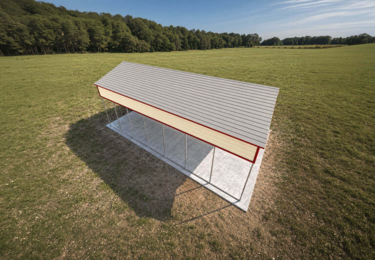 18x35 Boxed Eave Carports