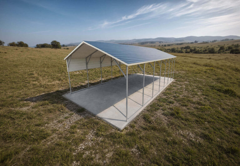 18x35 Boxed Eave Carports