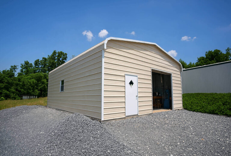 20x20 Regular Style Metal Garage