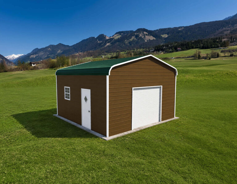 20x20 Regular Style Metal Garage