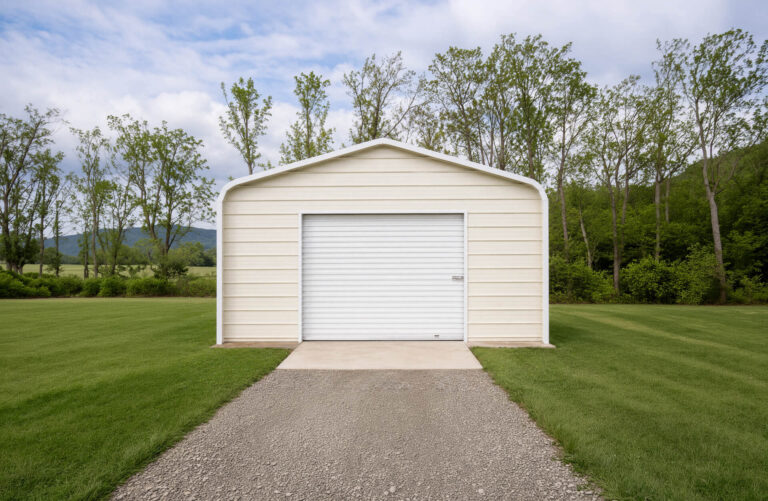 20x25 Regular Style Metal Garage