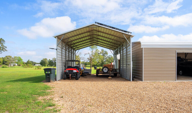 20x30 Boxed Eave Style Carports