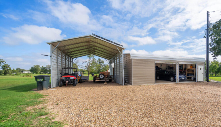 20x30 Boxed Eave Style Carports