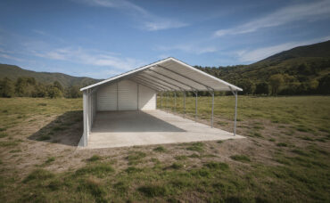 20x35 Boxed Eave Roof Carport Florida
