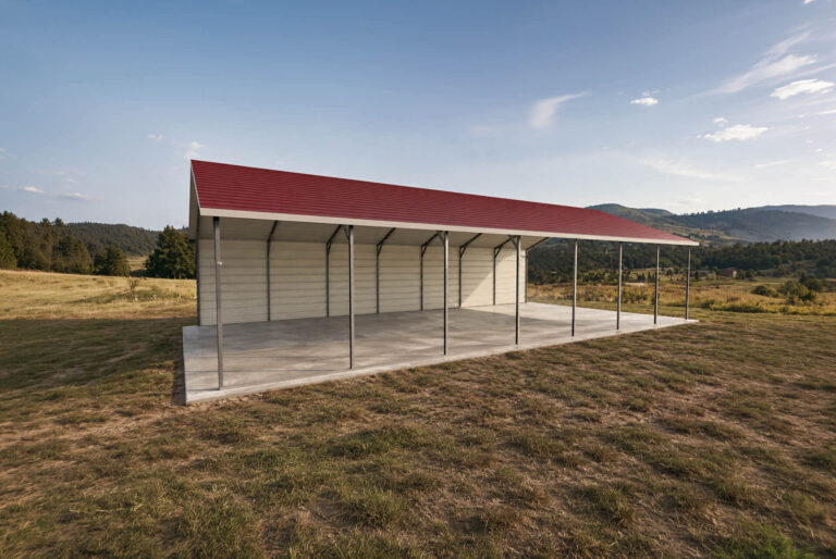20x35 Boxed Eave Style Carports