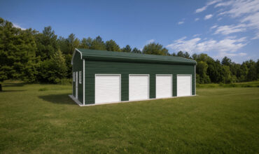 20x35 Regular Roof Metal Garage Florida