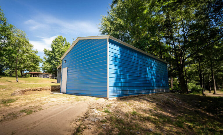 20x35 Vertical Roof Metal Garage