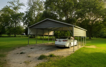 22x20 Boxed Eave Roof Carport Florida