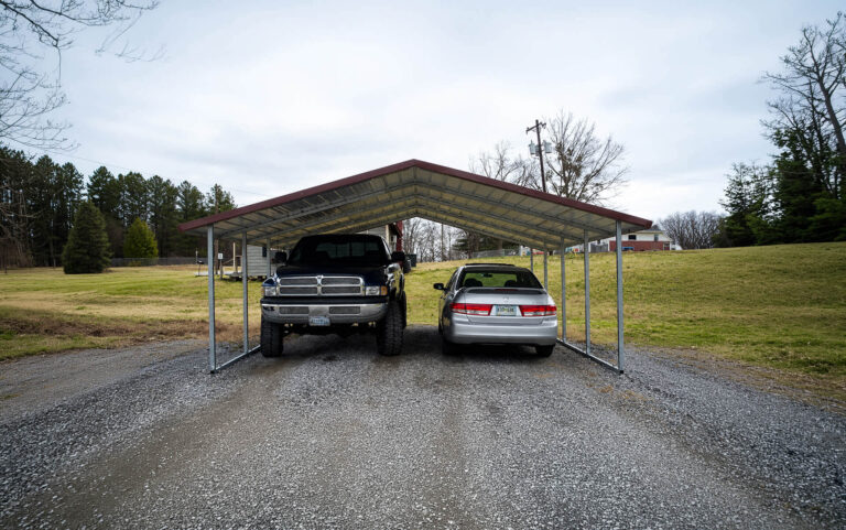 22x20 Boxed Eave Style Carports
