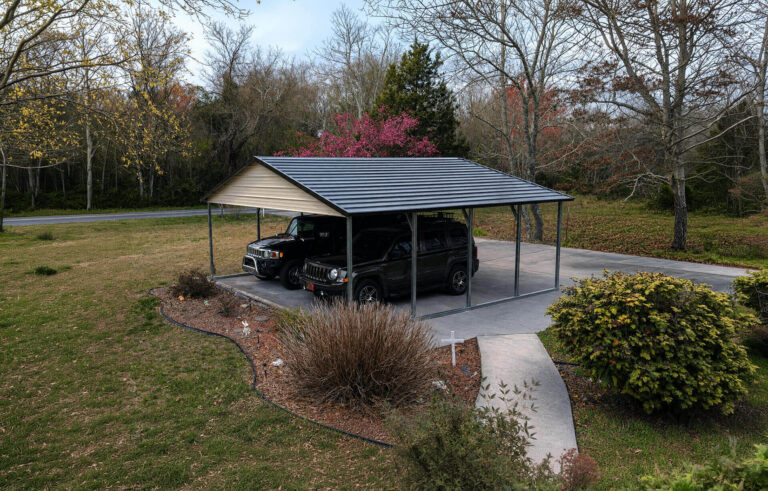 22x20 Boxed Eave Style Carports