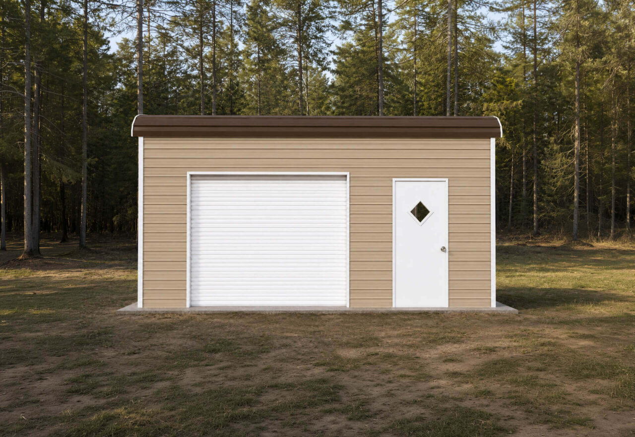 22x20 Regular Style Metal Garage