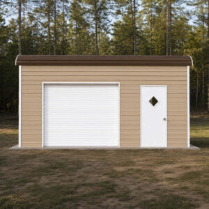 22x20 Regular Roof Metal Garage - Alan's Factory Outlet