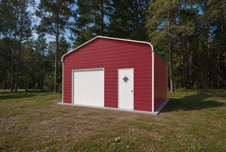 22x20 Regular Style Metal Garage