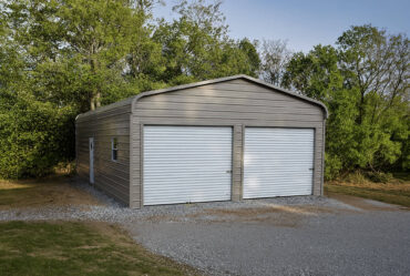 22x25 Regular Roof Metal Garage Florida