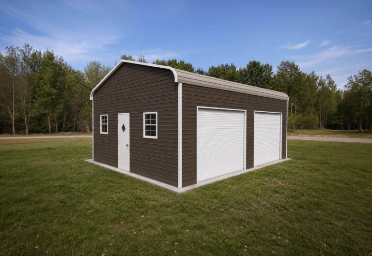 22x25 Regular Style Metal Garage