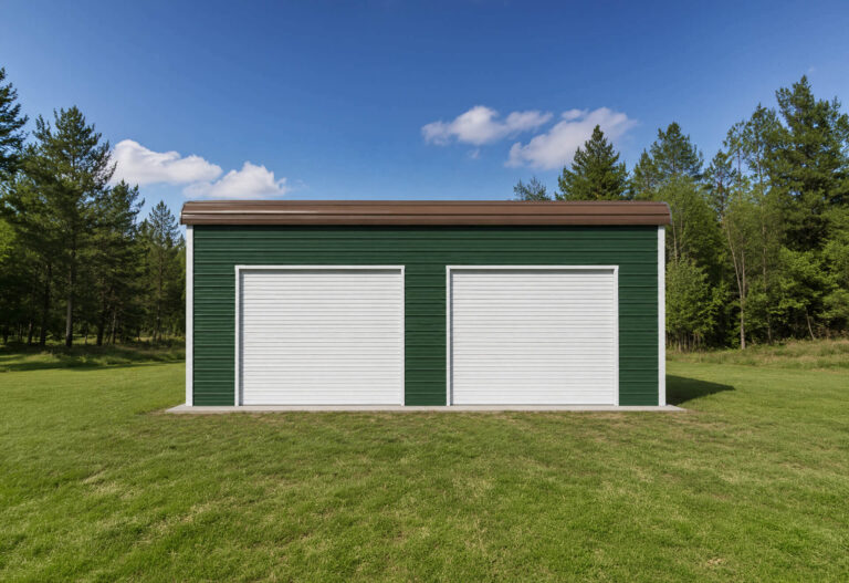 22x25 Regular Style Metal Garage