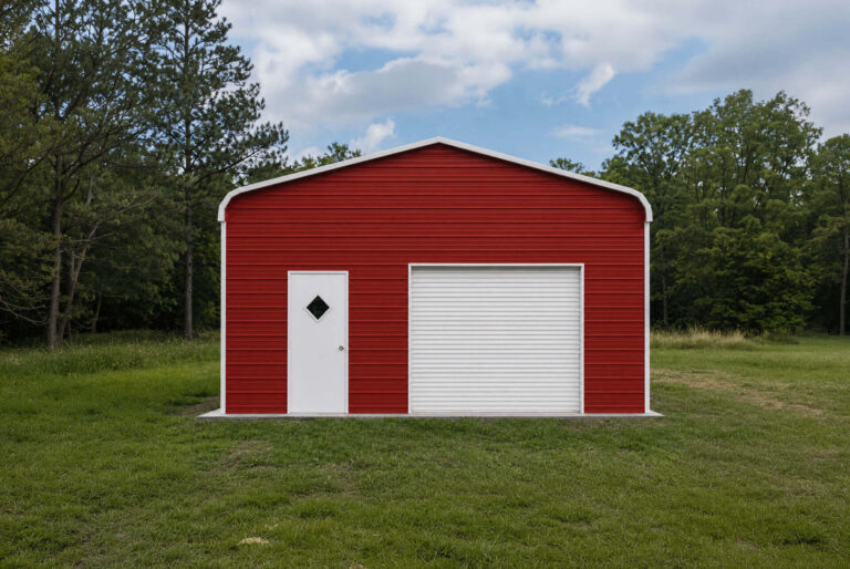 22x25 Regular Style Metal Garage