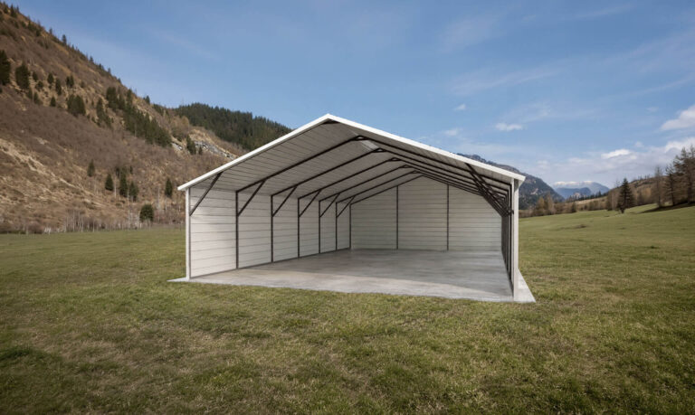 22x30 Boxed Eave Style Carports