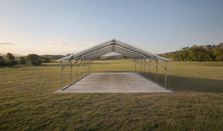 22x30 Boxed Eave Style Carports