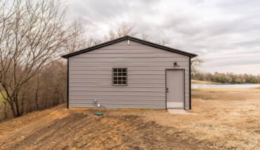 22x40 Vertical Roof Metal Garage