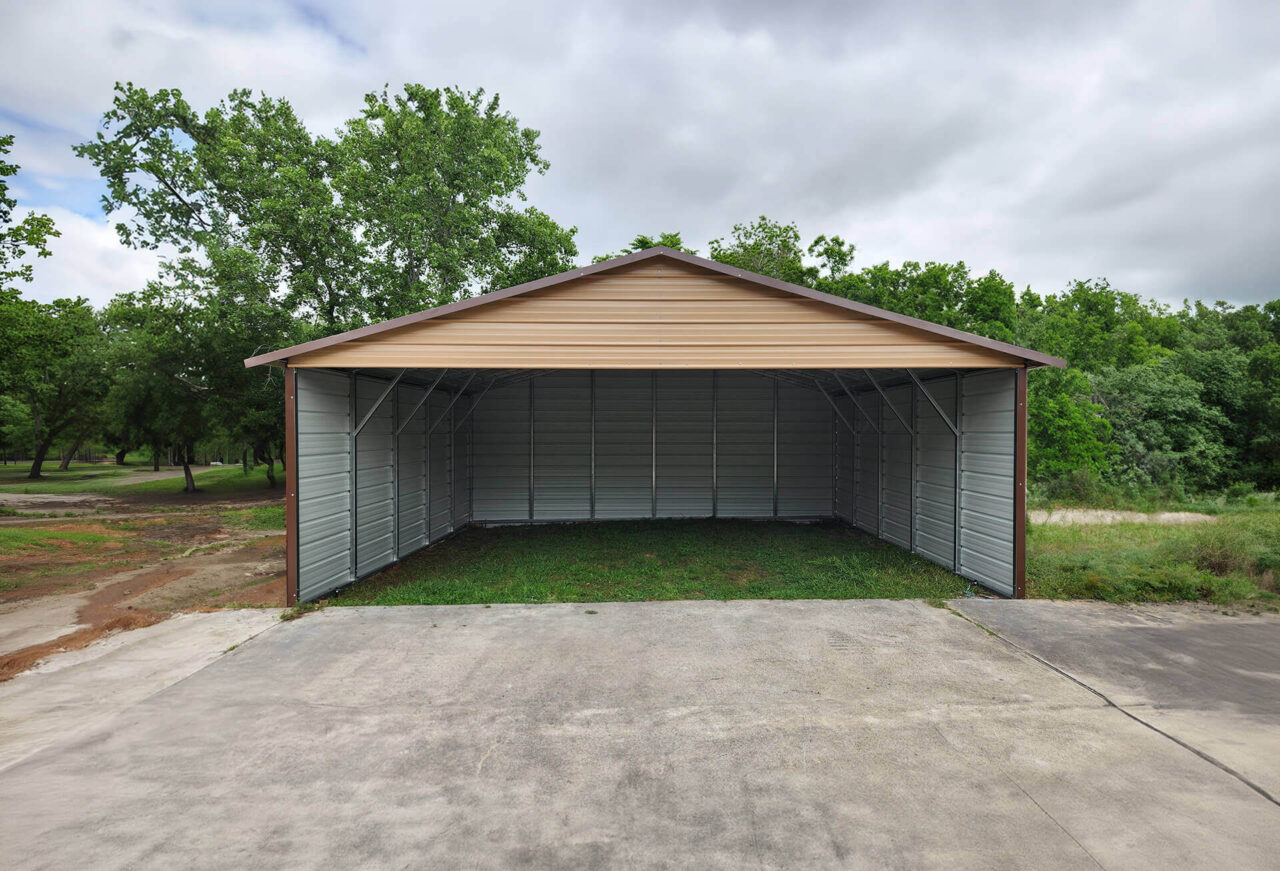 24x20 Boxed Eave Style Carports