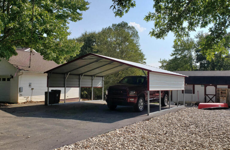 24x20 Boxed Eave Style Carports