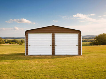 24x20 Regular Roof Metal Garage Florida