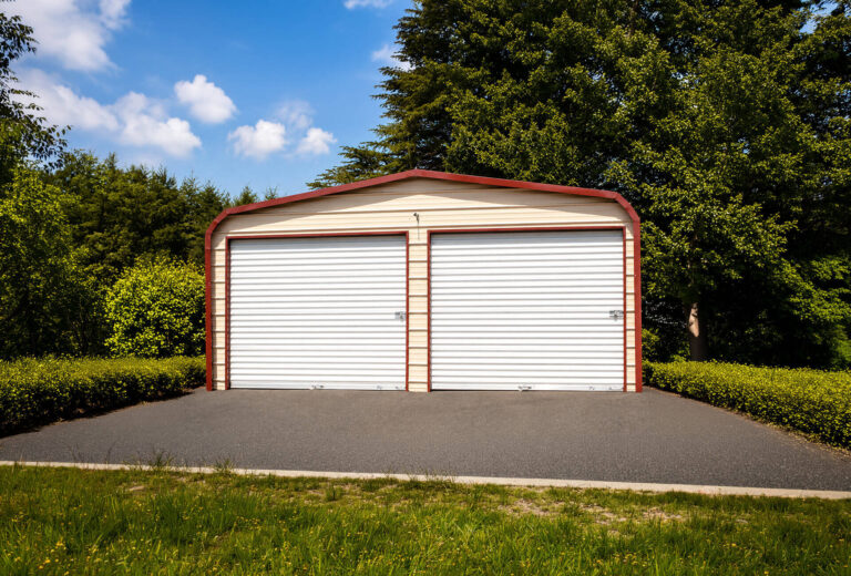 24x20 Regular Style Metal Garage