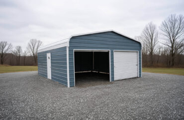 24x25 Regular Roof Metal Garage Florida