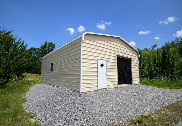 24x25 Regular Style Metal Garage