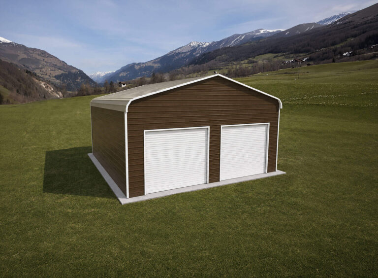 24x25 Regular Style Metal Garage