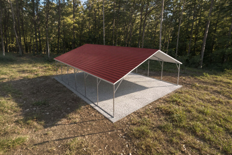 24x30 Boxed Eave Style Carports