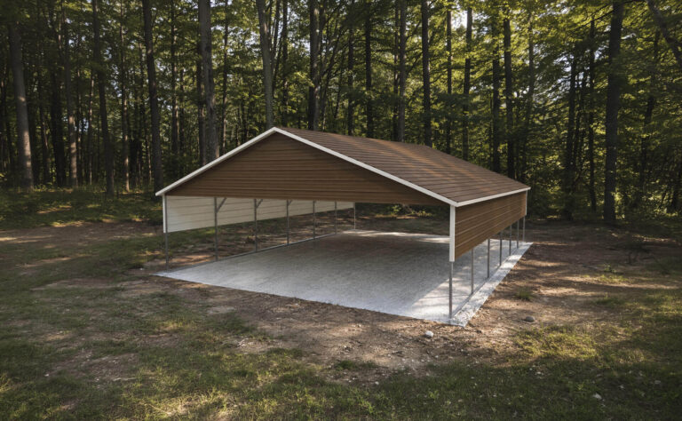 24x30 Boxed Eave Style Carports