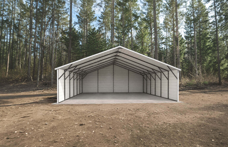 24x30 Boxed Eave Style Carports