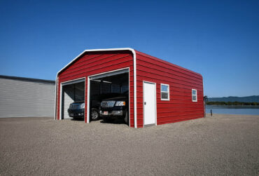 24x30 Regular Roof Metal Garage Florida