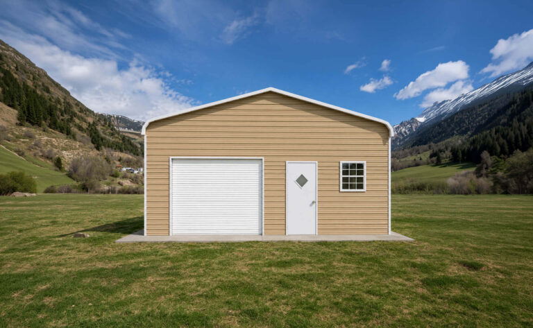 24x30 Regular Style Metal Garage