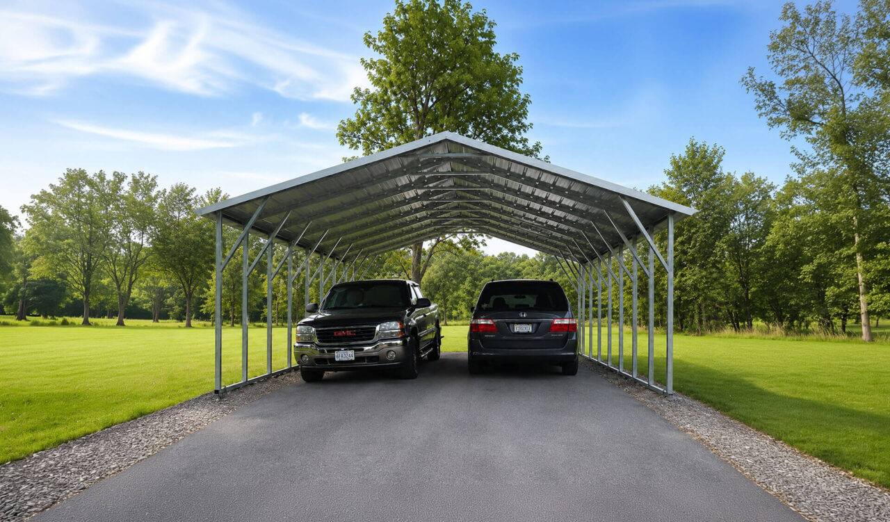 24x35 Boxed Eave Style Carports