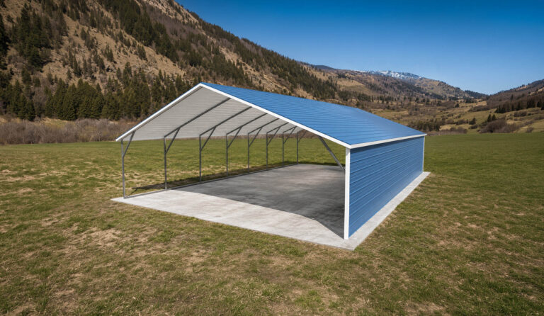 24x35 Boxed Eave Style Carports