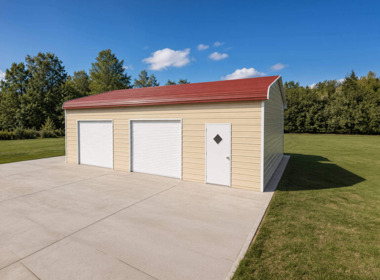 24x35 Regular Style Metal Garage