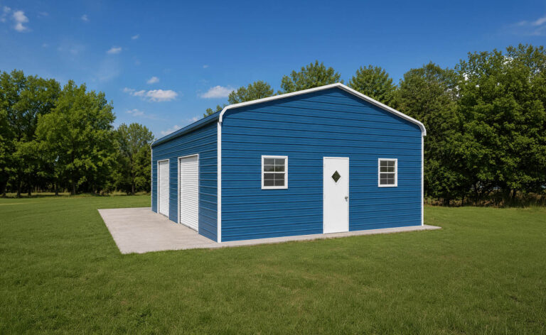 24x35 Regular Style Metal Garage