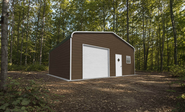 26x20 Regular Triple Wide Metal Garage