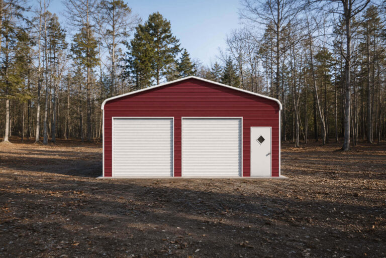 26x25 Regular Triple Wide Metal Garage